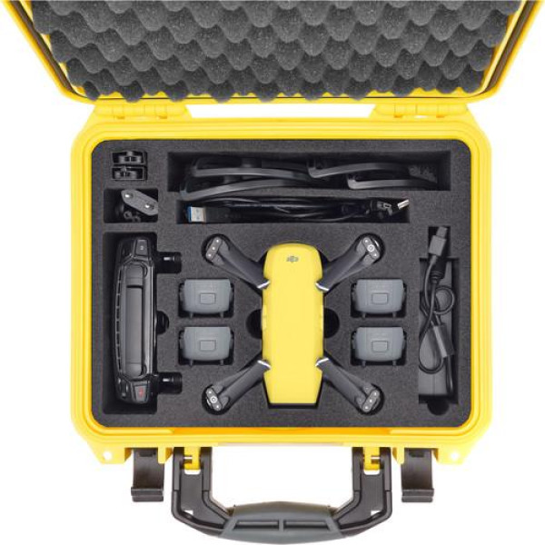 Кейс HPRC 2300 для DJI Spark Fly More Combo (желтый)